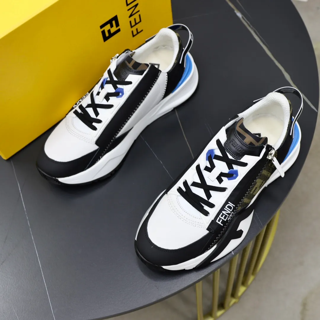 Men's men's shoes 290🔥Brand: FENDI Size: 38-44 (45, 46 customized) Grade: Original quality High version Material: Imported cowhide ➕ High-quality and comfortable lining Original lightweight non-slip outsole Style category: Travel Fashion casual shoes Versatile trend